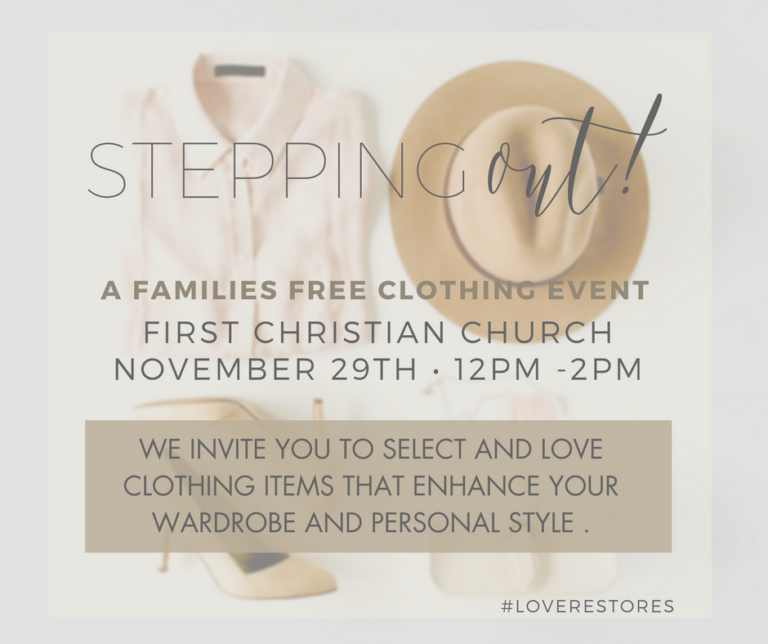 Stepping Out A Families Free Clothing Event Families Free
